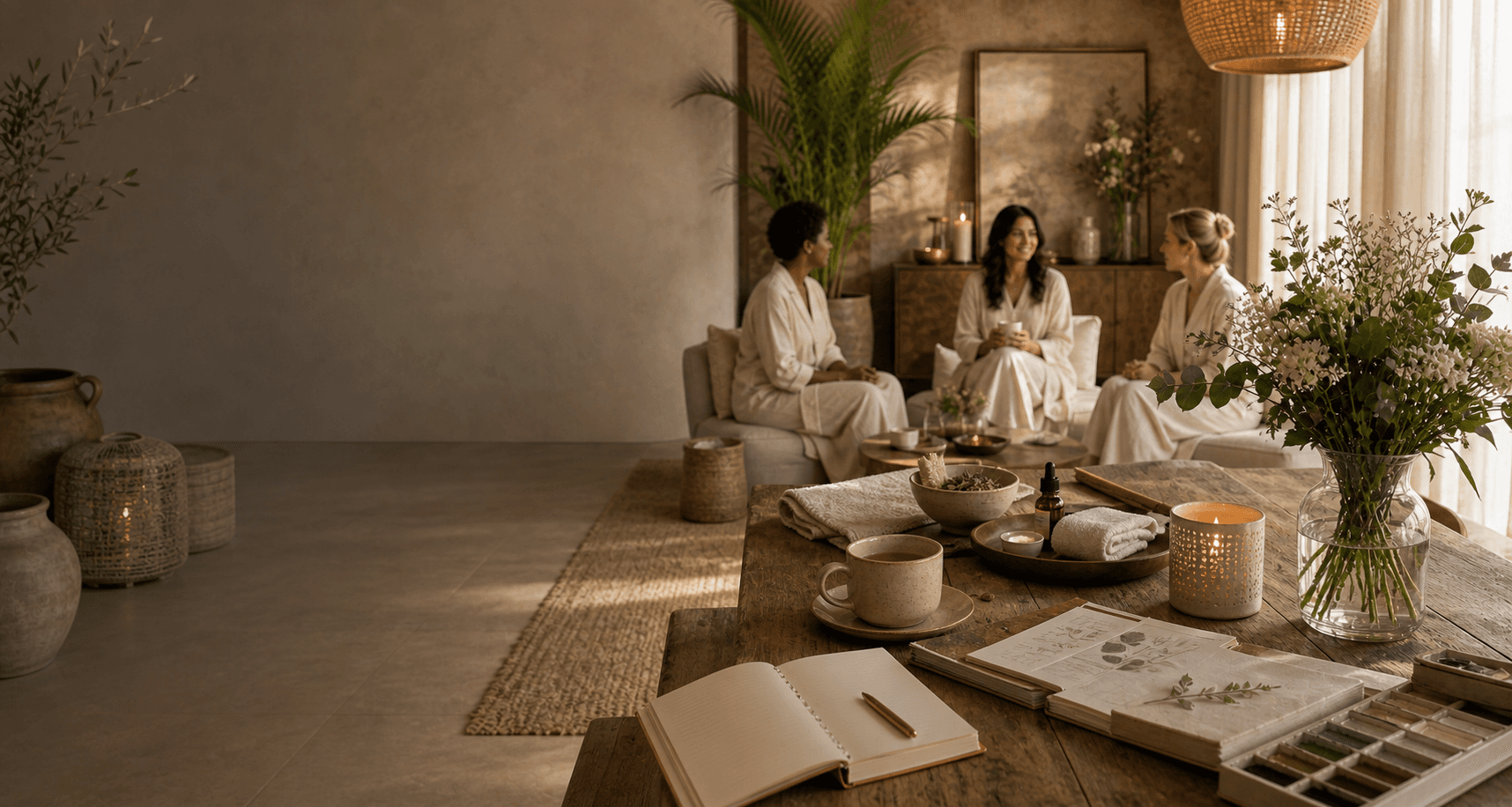Curated wellbeing retreat experience