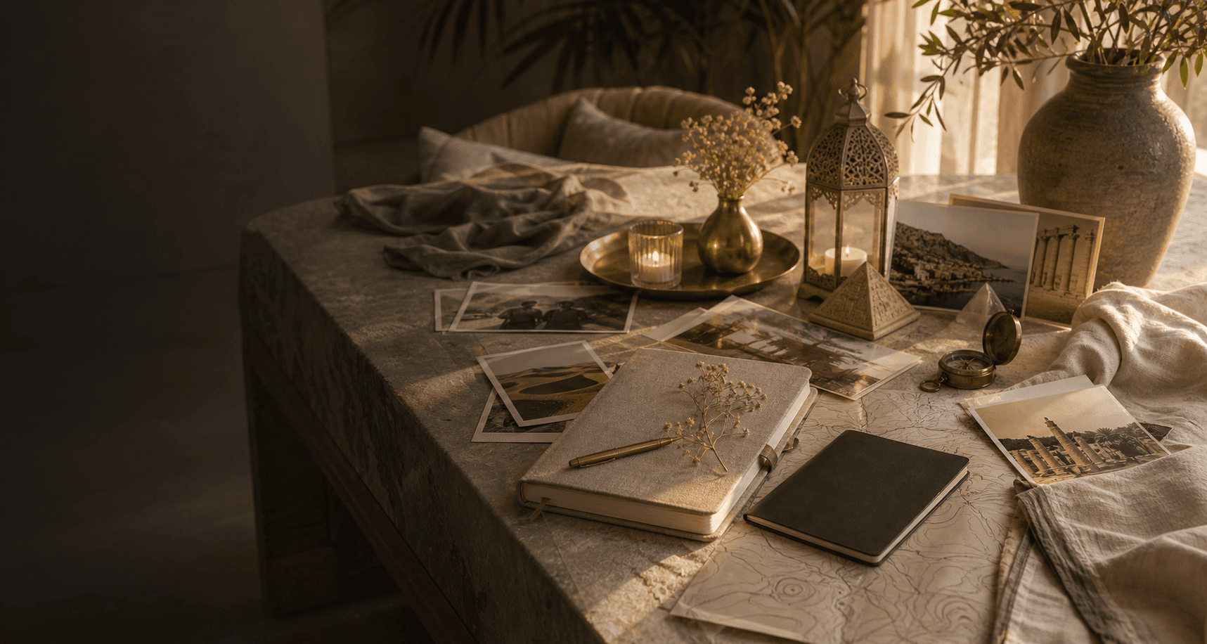 Curated retreat journey keepsakes